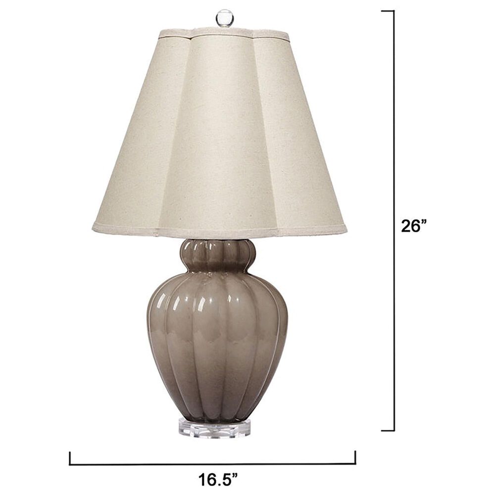 Jamie Young Amberley Table Lamp in Taupe, , large