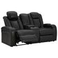 Ashley Caveman Den 2-Piece Power Reclining Living Room Set in Midnight, , large