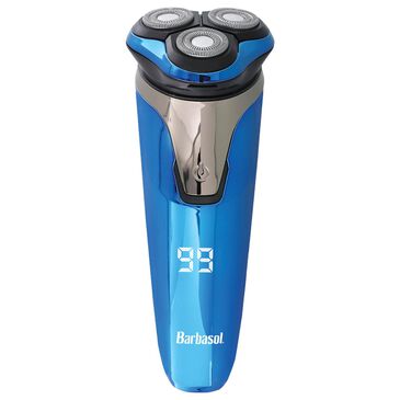 Barbosal Wet Rotary Shaver with LCD Display in Black and Blue, , large