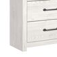 Signature Design by Ashley Gerridan 4 Drawers Chest in White and Gray, , large