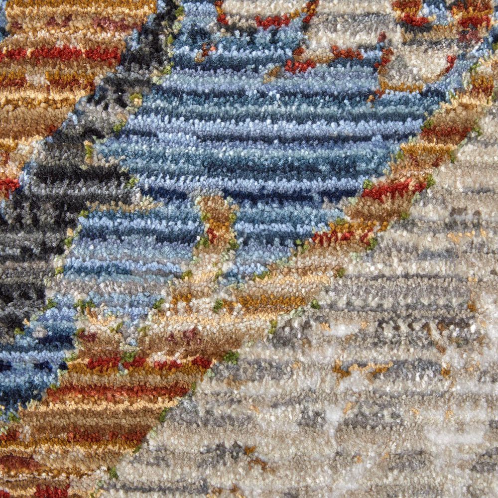 Feizy Melrose 7&#39;10&quot; x 10&#39;3&quot; Gray and Rust Area Rug, , large