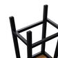 HOMLUX 25.6" Counter Stool in Light Brown and Black (Set of 2), , large