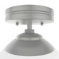 Hunter Hepburn 1-Light Semi-Flush Mount in Brushed Nickel, , large