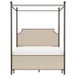 Richlands Furniture McArthur Queen Metal and Upholstered Canopy Bed in  Brown and Bronze, , large