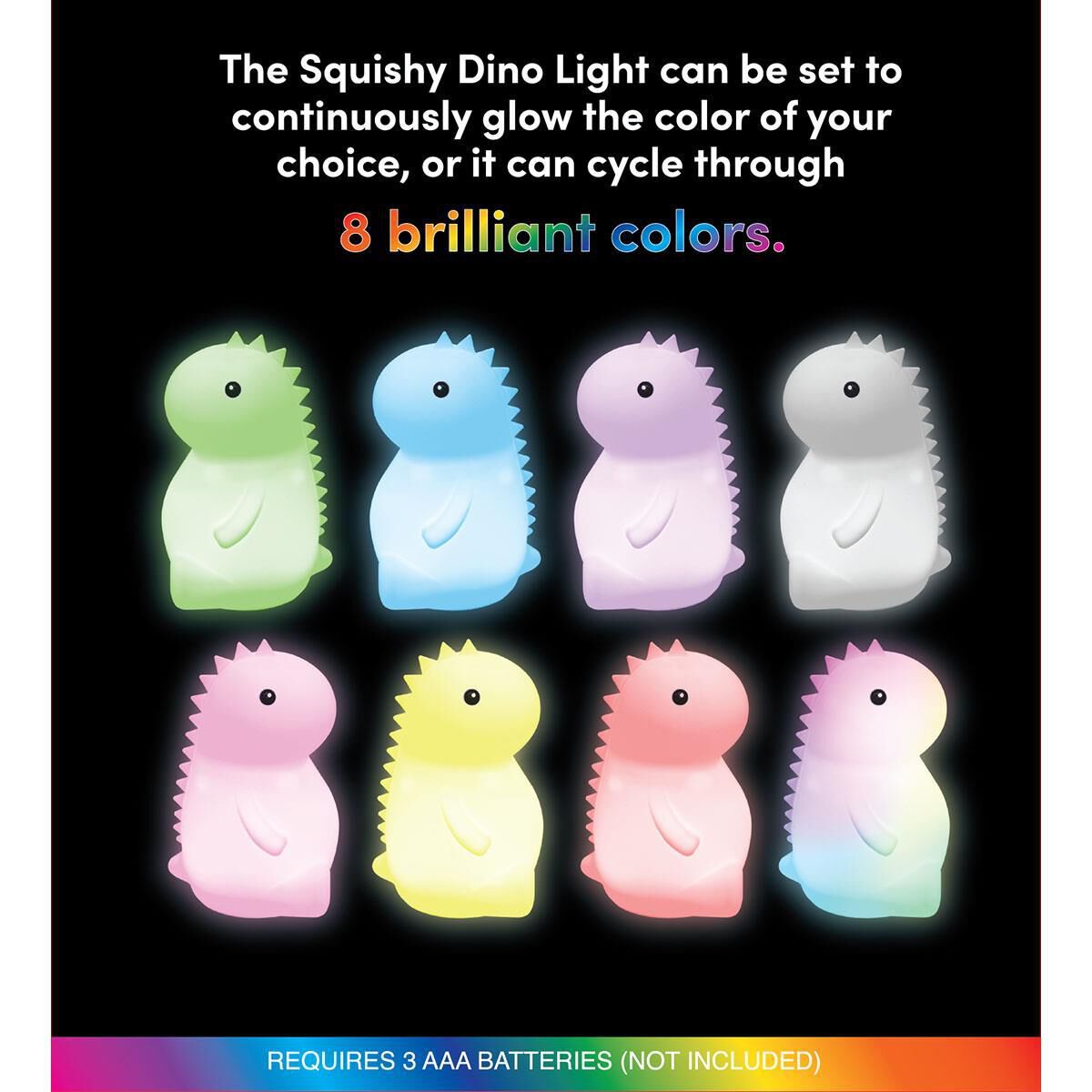 Squishy sales dinosaur light