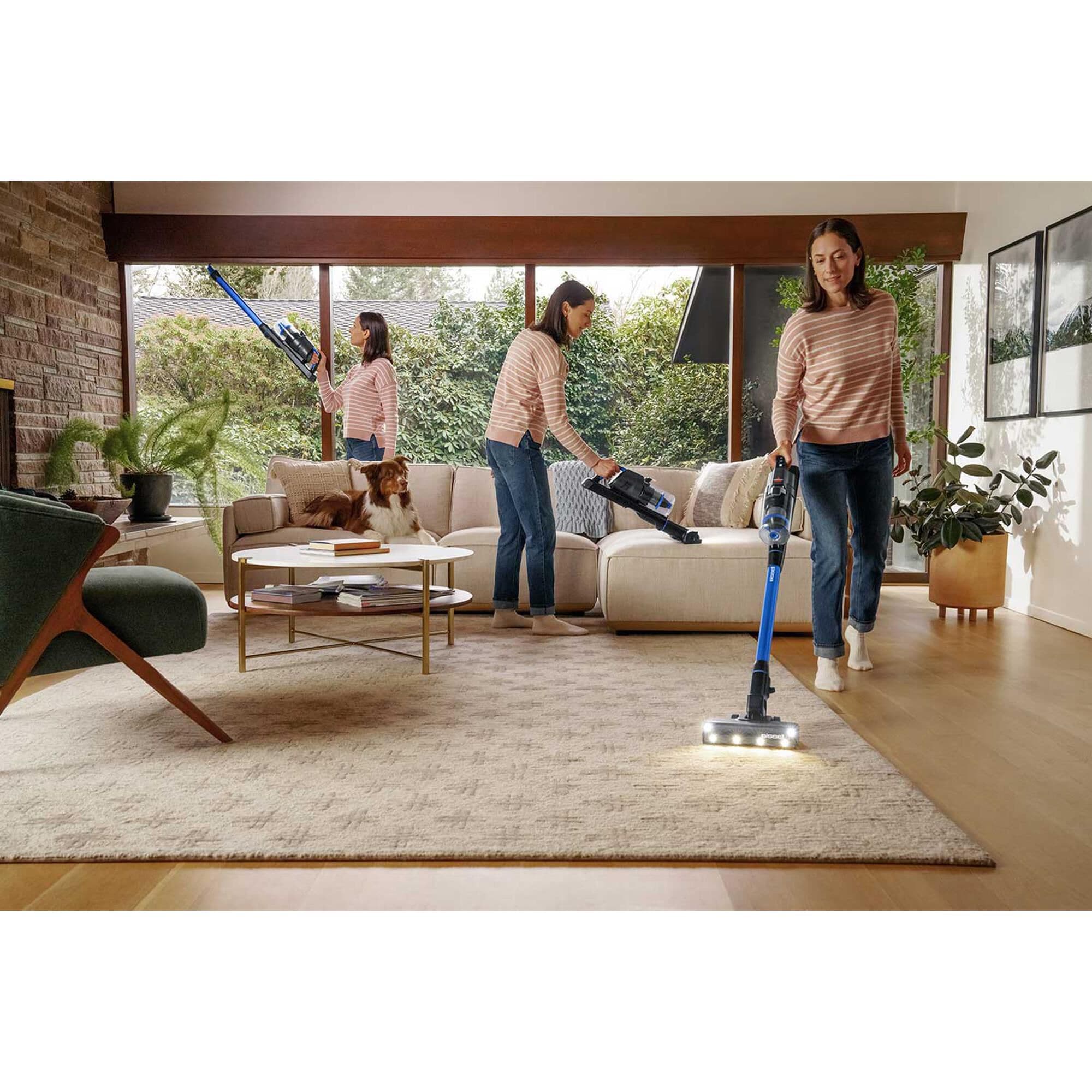 Bissell PowerClean FurFinder Stick Vacuum in Cobalt Blue and Black