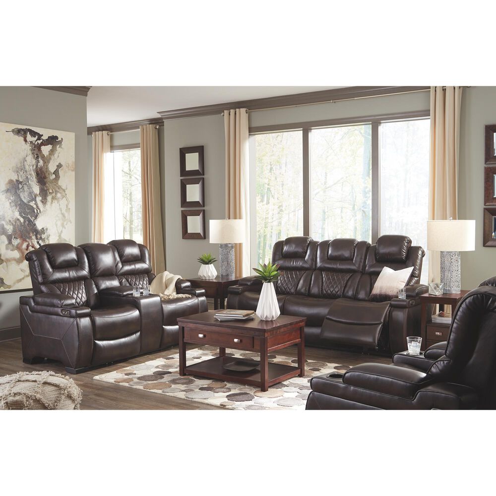 Signature Design by Ashley Warnerton Power Recliner Loveseat with