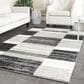 Safavieh Retro RET2692-9079 5" x 8" Black and Light Grey Area Rug, , large