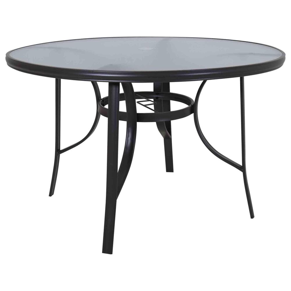 Redline Creation Inc. 5-Piece Patio Dining Set in Matte Black and Charcoal, , large
