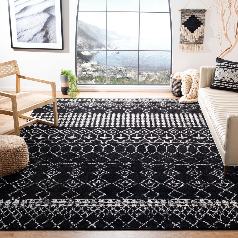 Safavieh Tulum 10&#39; x 13&#39; Black  Area Rug, , large
