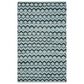 Safavieh Montauk 3" x 5" Turquoise, Blue and Black Area Rug, , large
