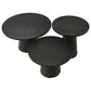 HOMLUX Jasper 3-Piece Occasional Table Set in Ebony Black, , large