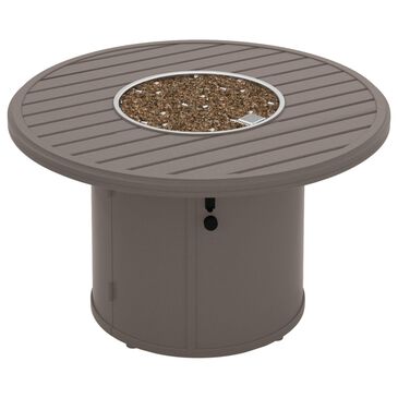 Tropitone Banchetto Round Fire Pit Table in Graphite, , large