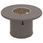 Tropitone Banchetto Round Fire Pit Table in Graphite, , large
