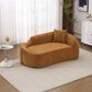 Hearth and Haven Chaise Lounge Chair in Orange, , large