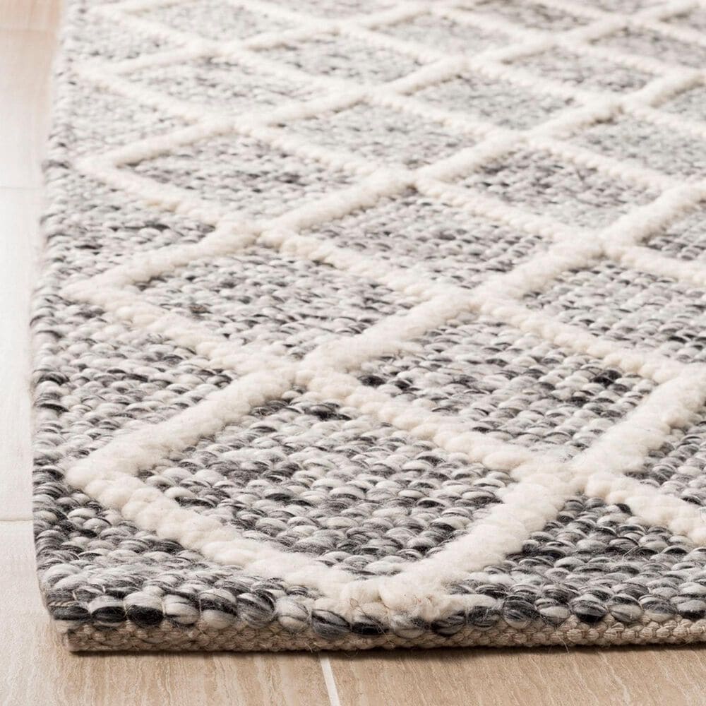 Safavieh Natura NAT711C 2&#39;3&quot; x 8&#39; Ivory and Black Runner, , large
