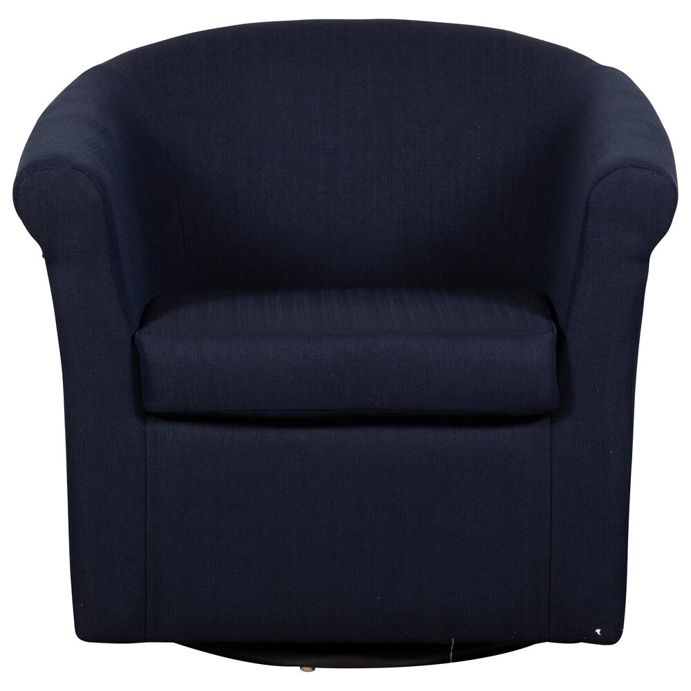 Overman International Corp Swivel Chair in Klein Midnight Blue, , large
