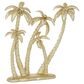 Maple and Jade Coconut Trees Sculpture in Gold, , large