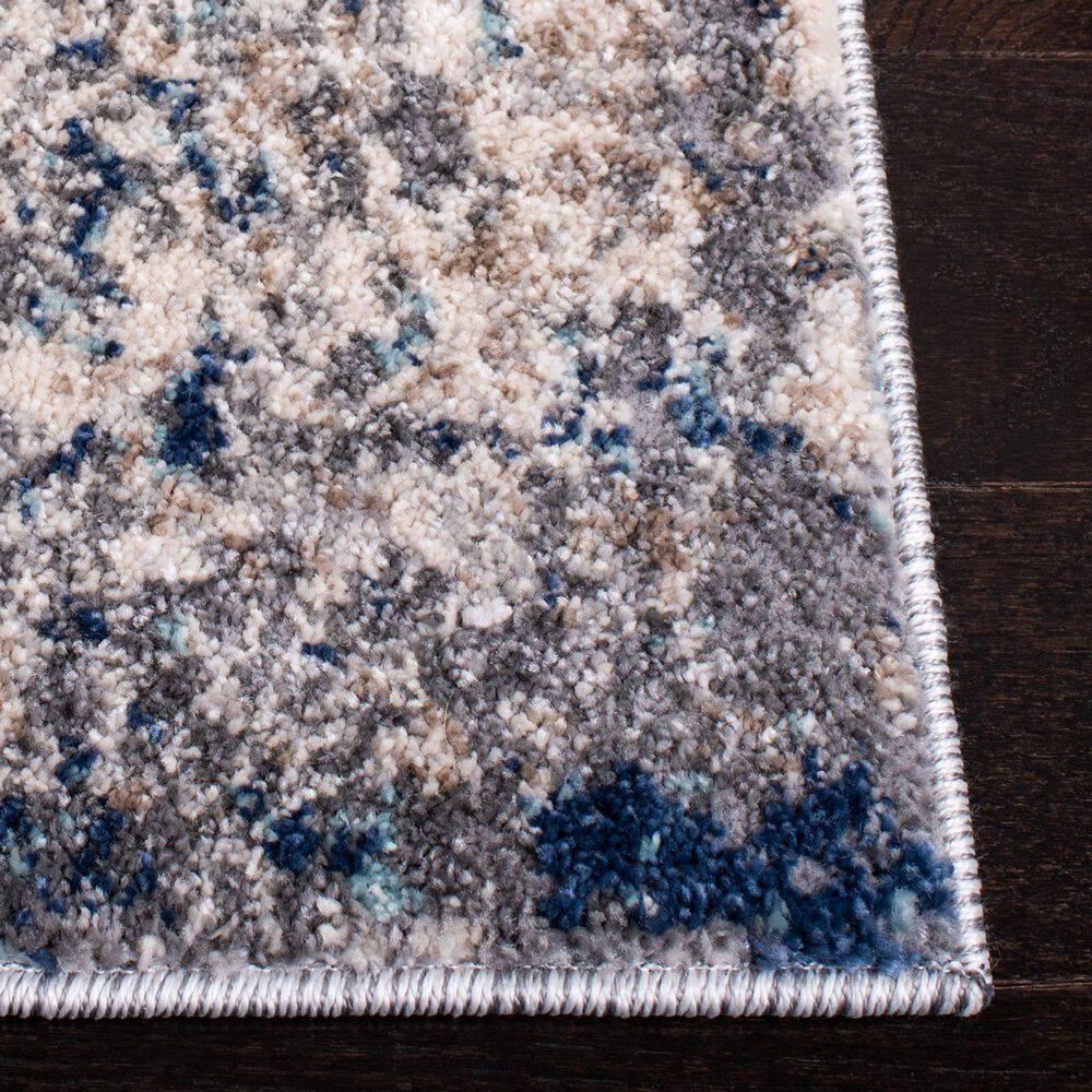 Safavieh Aston ASN718 11&#39; x 15&#39; Grey and Navy Area Rug, , large
