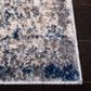 Safavieh Aston ASN718 11" x 15" Grey and Navy Area Rug, , large