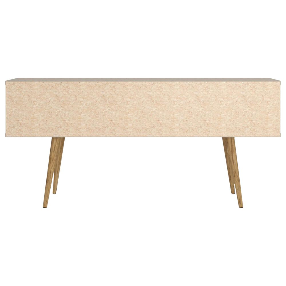 Dayton Theodore 60&quot; Sideboard in Off White/Cinnamon, , large