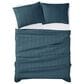 Pem America Cannon Solid 3-Piece King Quilt Set in Dark Blue, , large