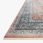 Magnolia Home Elise ELI-01 2"8" x 10"6" Coral and Blue Runner, , large