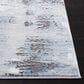 Safavieh Craft CFT850M 8" x 10" Blue and Grey Area Rug, , large