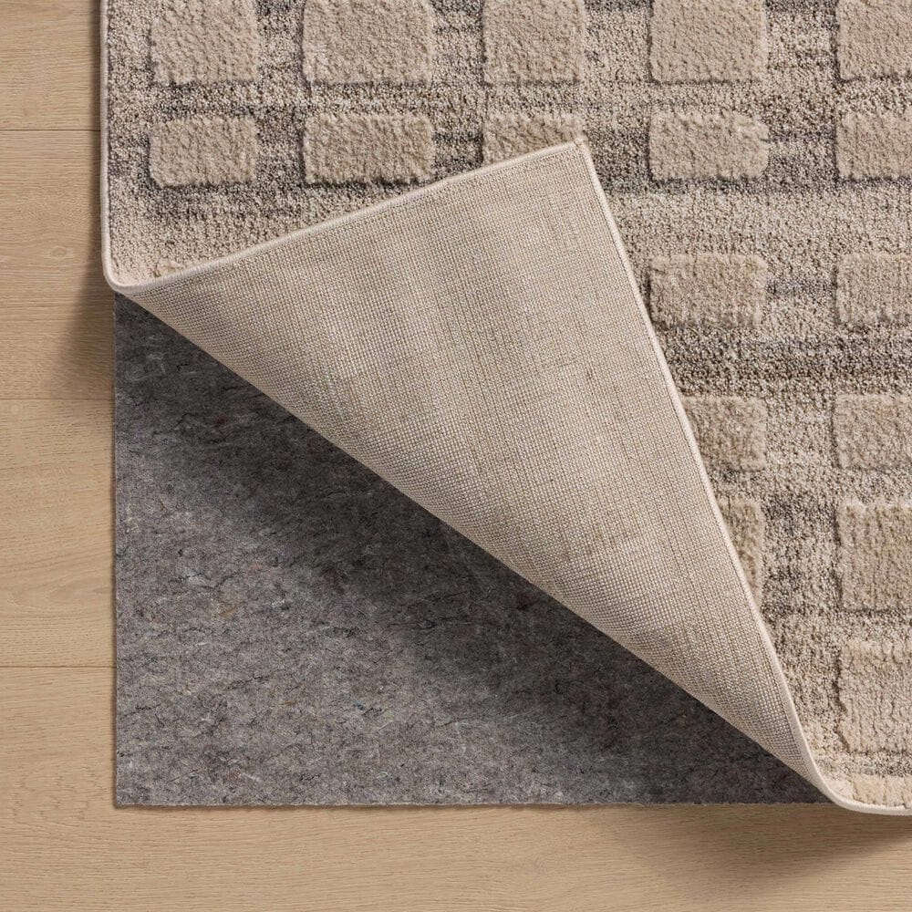 Amber Lewis x Loloi Monty 9&#39;2&quot; x 13&#39; Pebble and Beige Area Rug, , large