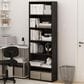 HOMLUX 6-Tier Free Standing Open Storage Bookcase in Espresso, , large