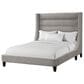 Simeon Collection Jacob King Upholstered Bed in Luxe Light Grey, , large