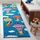 Safavieh Carousel 2" x 8" Blue and Green Kids Runner, , large