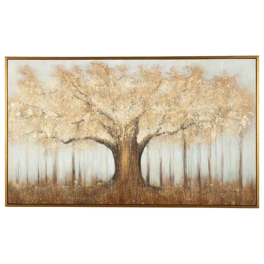 Ashley Dalewick 60" x 36" Wall Art in Brown and Gray, , large
