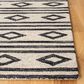 Safavieh Micro-Loop 2"3" x 7" Ivory and Charcoal Runner, , large