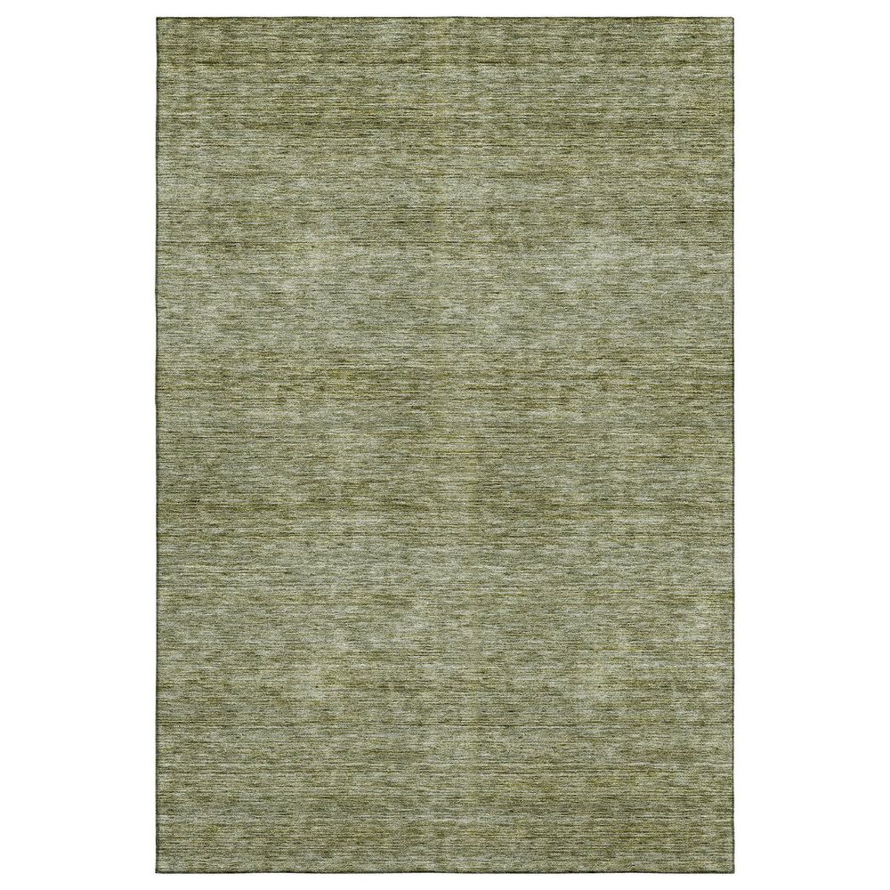 Dalyn Rug Company Soft Essentials Solid Aloe 10" x 14" Indoor/Outdoor Area Rug, , large