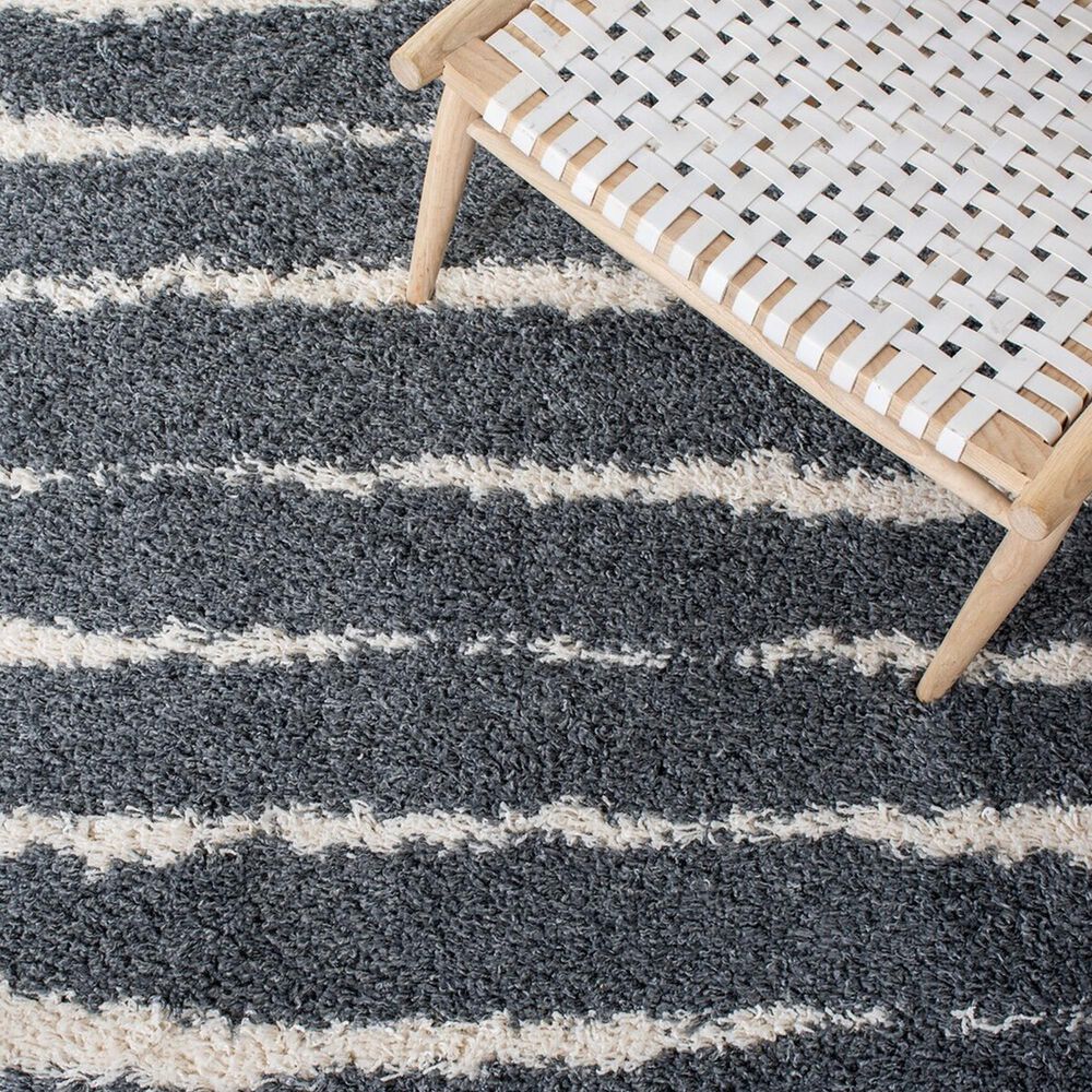 Safavieh Venus Shag 10&#39; x 14&#39; Dark Grey and Ivory Area Rug, , large