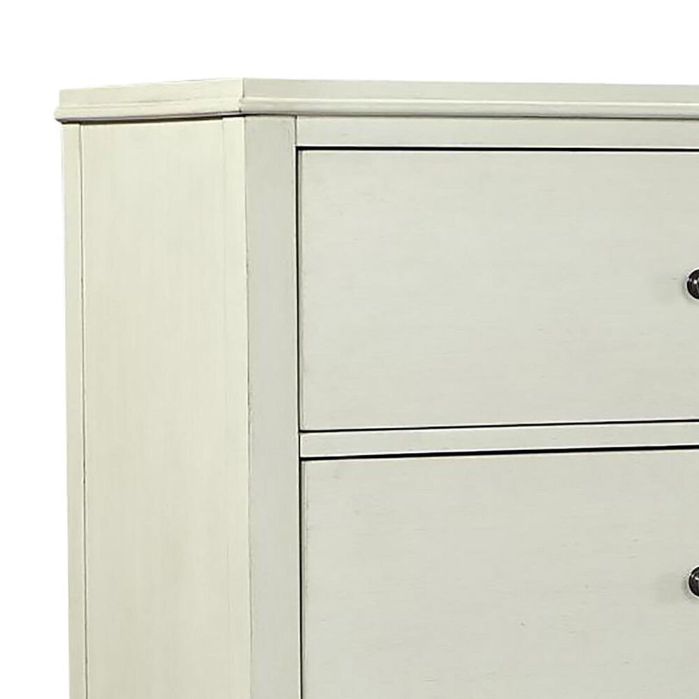 Riva Ridge Charlotte 6-Drawer Dresser in White, , large
