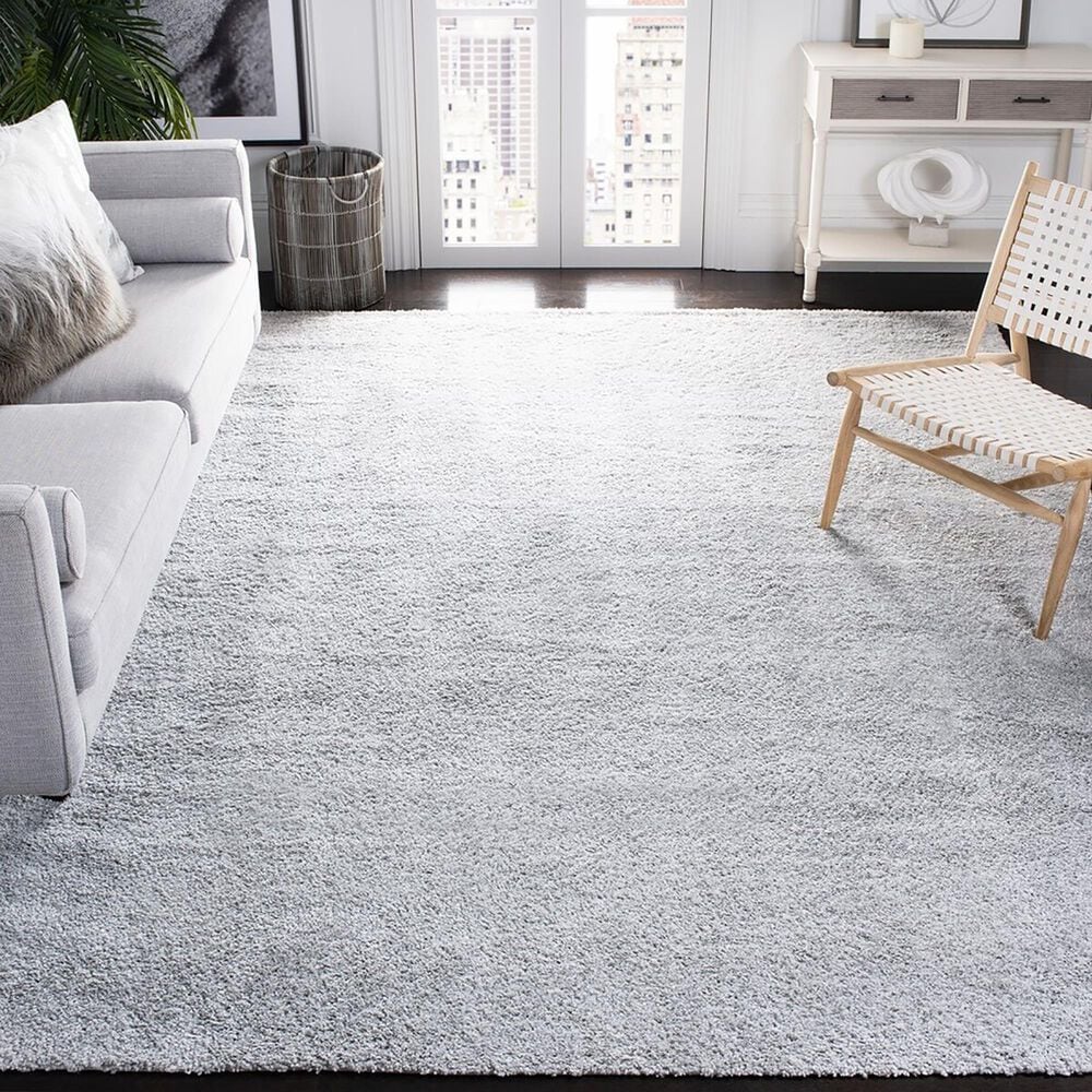 Safavieh August Shag 8&#39; x 10&#39; Light Grey Area Rug, , large