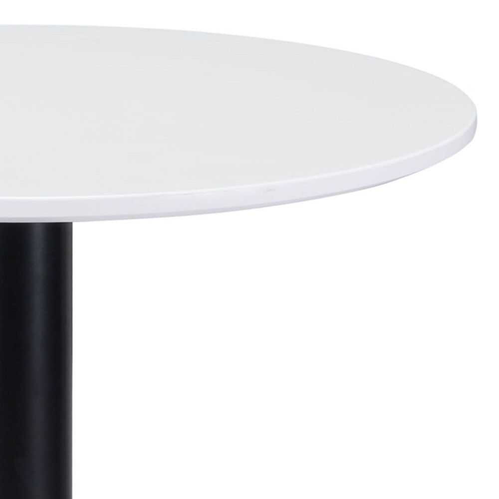 Zuo Modern Alto Bistro Table in White/Black, , large