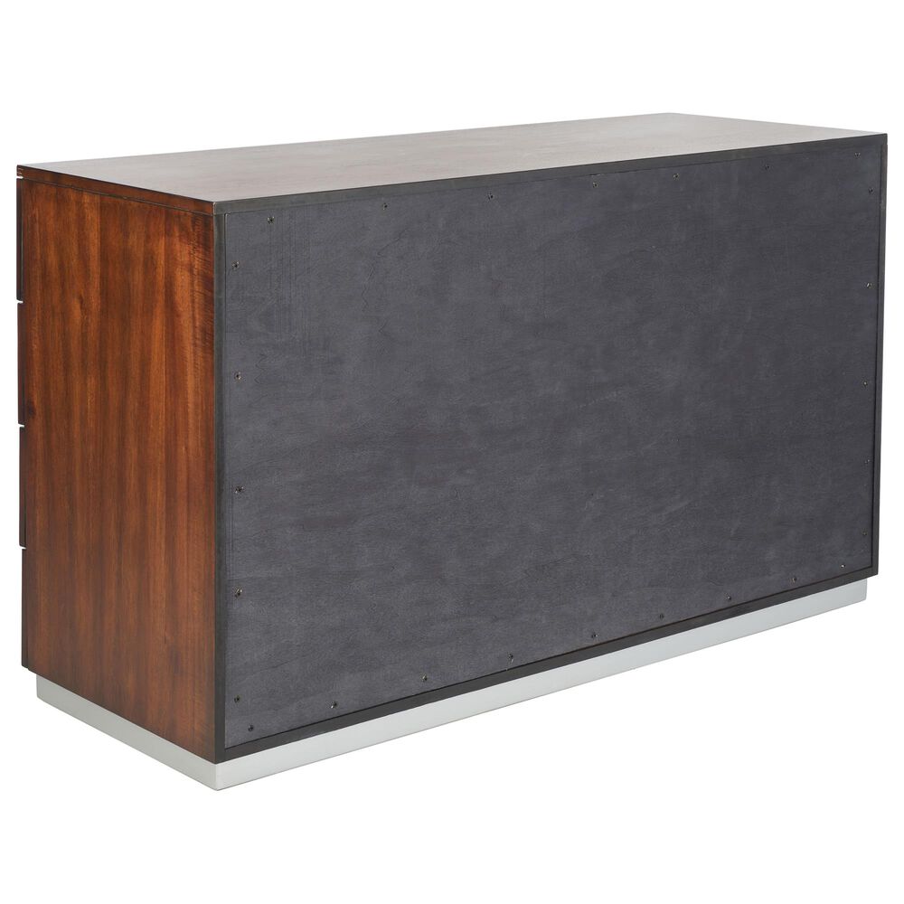 Safavieh Brylin 8 Drawer Dresser in Dark Walnut, , large