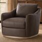 Kuka Home Cooper Swivel Chair in Isla Chocolate, , large