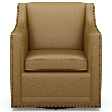 Lexington Furniture Barrier Leather Swivel Chair in Brown, , large