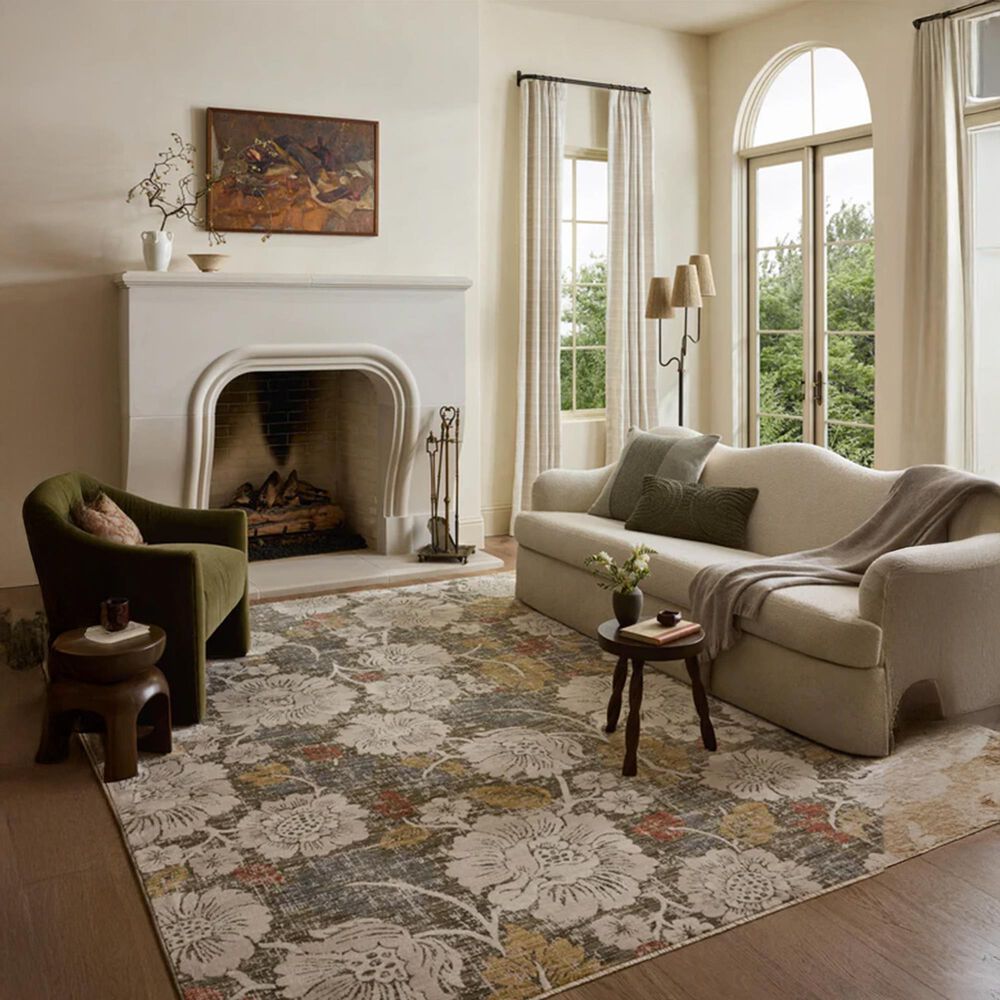 Loloi Eileen Olive and Multicolor 2&#39;6&quot; x 7&#39;6&quot; Runner, , large