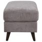 LumiSource Carly Bench Ottoman in Pewter, , large