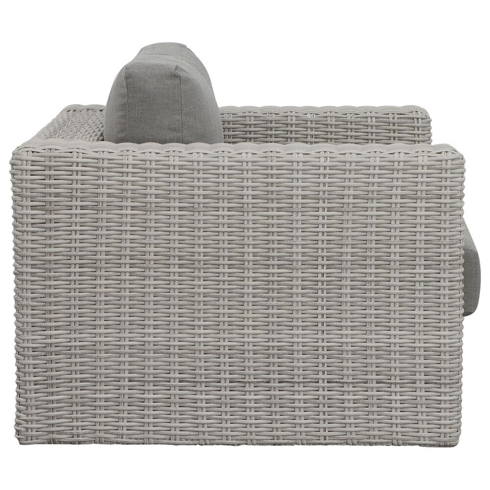 Steve Silver Co. Blakley Patio Swivel Chair in Dark Gray, , large