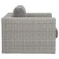 Steve Silver Co. Blakley Patio Swivel Chair in Dark Gray, , large