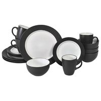 Pfaltzgraff Harmony 16-Piece Dinnerware Set in Charcoal