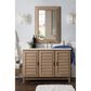 James Martin Vanities Portland 48" Single Vanity in White Washed Walnut with 3 cm Arctic Fall Solid Surface Top, , large