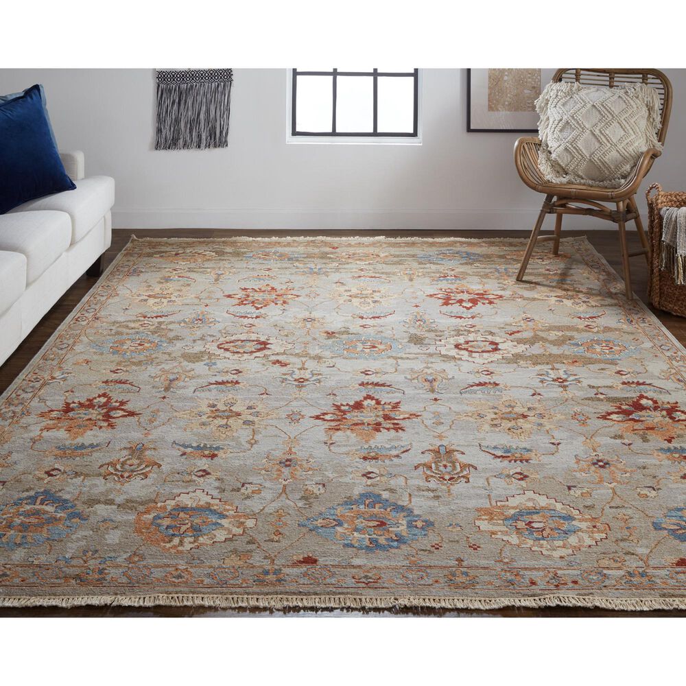 Feizy Leylan 3&#39;6&quot; x 5&#39;6&quot; Gray Area Rug, , large