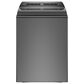 Whirlpool 4.8 Cu. Ft. Top Load Washer and 7.4 Cu. Ft. Gas Dryer Laundry Pair in Chrome Shadow, , large